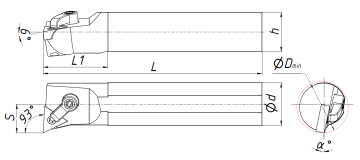 Державка S20R-MTUNR16