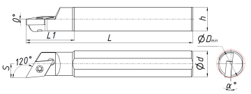 Державка S16Q–SDXCR11