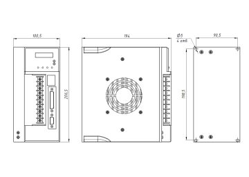 Шпиндельный серводвигатель 3,7 кВт 6000 об/м с драйвером