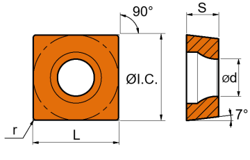 Пластина SCMT120408-MT TT8125B