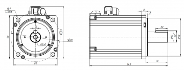 Комплект Сервопривод+Драйвер YASKAWA 800W SGM7J-08AFC6S + SGD7S-5R5A00B202
