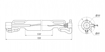 Лазерная трубка SPT C-35 35-40 Вт