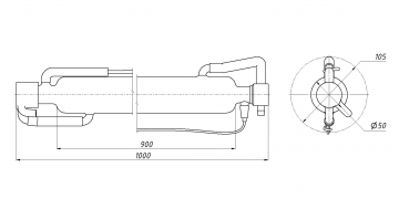 Лазерная трубка SPT C-50 50-70 Вт