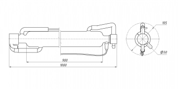Лазерная трубка SPT C-60 60-80 Вт