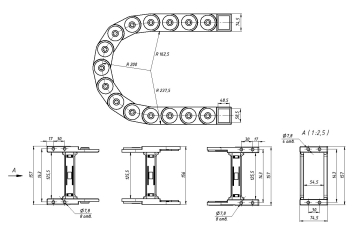 TP55x125 R200 (с держателями)