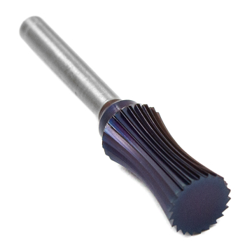 Борфреза твердосплавная форма U1225M06 с покрытием BNC (blue coating)