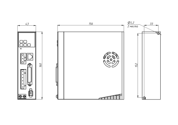 Серводрайвер VD2-010SA1G