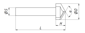Фреза пазовая MFA2V62290