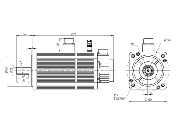 WE130M-26025T-A1G с тормозом