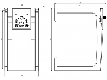 Частотный преобразователь Sunfar (Simphoenix) E550-4T0040B 380v