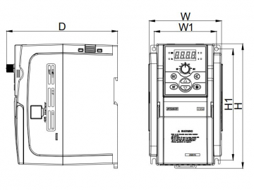 Частотный преобразователь Sunfar (Simphoenix) E550 2S0040B 4 кВт
