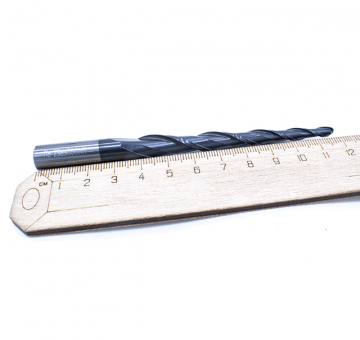 Фреза спиральная двухзаходная конусная сферическая Mnogofrez MFL2QX10.80.120.2