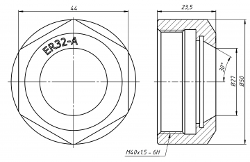 Гайка ER32-A