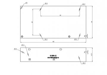 Импульсный блок питания S-200-12