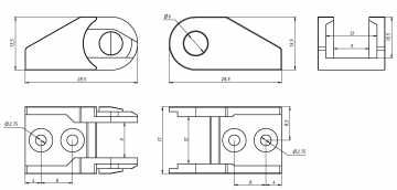 Кабель-канал гибкий TP10x10 R18 (с держателями)