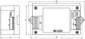 Контроллер шагового двигателя BE-1103 (с проводом)
