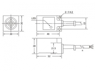 Концевой индуктивный датчик TL-N10MF1