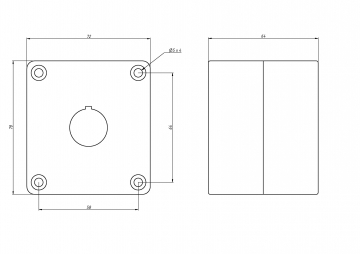 Коробка E-stop