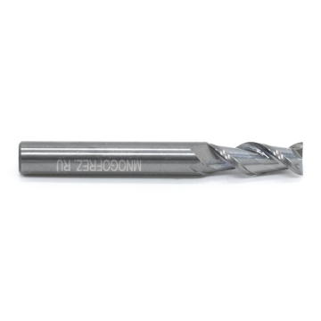 Фреза спиральная двухзаходная по цветным металлам MF-AL2LX6.17