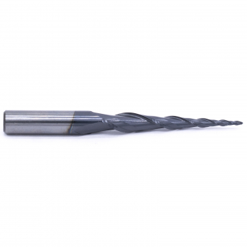 Фреза спиральная двухзаходная конусная сферическая Mnogofrez MFL2QX10.60.100.0.75