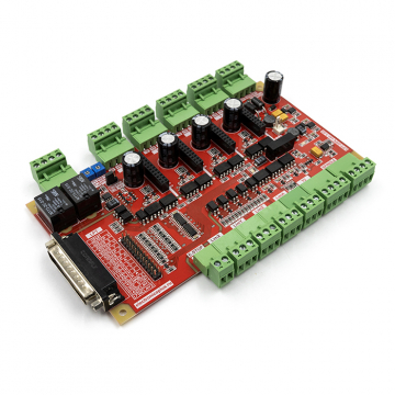 Многоканальный драйвер шаговых двигателей LPT-DRV 1.02