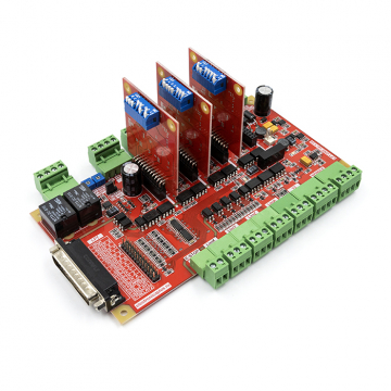 Многоканальный драйвер шаговых двигателей LPT-DRV 1.02