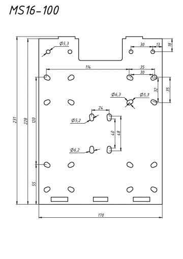 Модуль оси Z - MS16-100