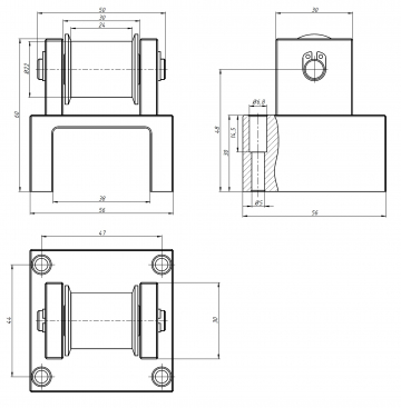 Натяжитель ремня по оси Y H/48JN