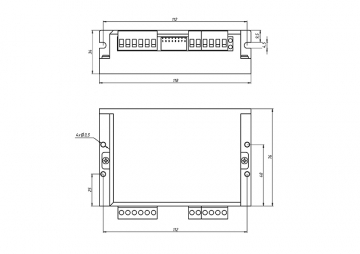 Одноканальный драйвер для 3-х фазных ШД 3DM580