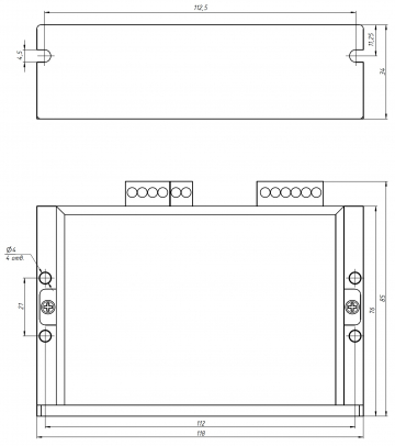 Одноканальный драйвер шаговых двигателей DM556