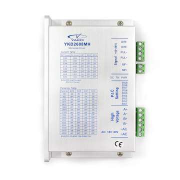 Одноканальный драйвер шаговых двигателей YAKO YKD2608MH