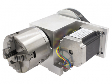 Поворотная ось 5M-6-80B четырехкулачковая на ременном редукторе