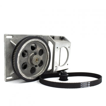 Ременной редуктор 1:5 модуль 1,5 прямозубая рейка