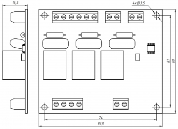 RNR USB-ECO Ext.Board