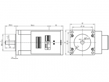Шаговый двигатель JSS57P2N