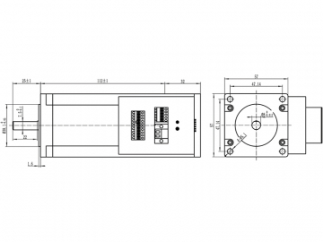 Шаговый двигатель JSS57P3N