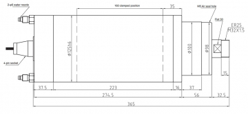 GDK125-18-24Z вода 5.5кВт 380В ER25