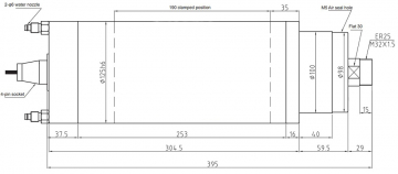 Шпиндель GDK125-9-18Z/5.5-11 (5.5кВт)