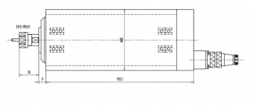 Шпиндель воздушного охлаждения GDZ80-1.5F (4 подшипника)