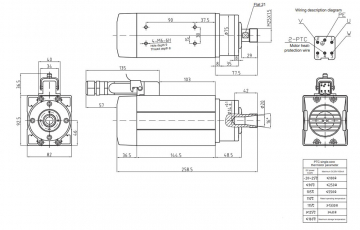 Шпиндели воздушного охлаждения GDF46-18Z/2.2