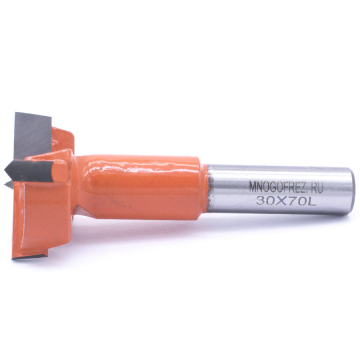 Сверло чашечное четырехзаходное по дереву FT120216L левое вращение