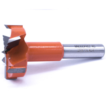 Сверло присадочное чашечное со стружколомом по дереву Mnogofrez FT-3T140202L левое вращение