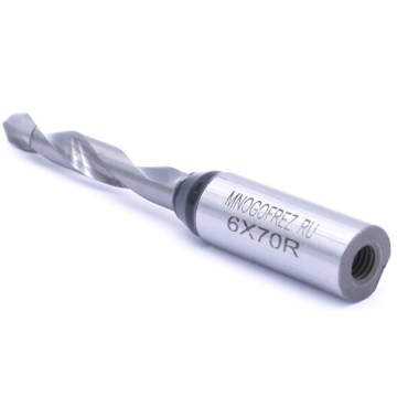 Сверло присадочное усиленное "сквозное" Mnogofrez KJ1-V40207R правое вращение