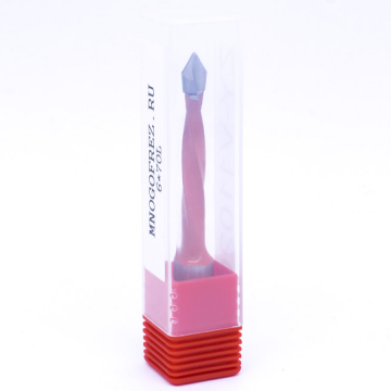 Сверло присадочное усиленное "сквозное" Mnogofrez KJ2-V80202L