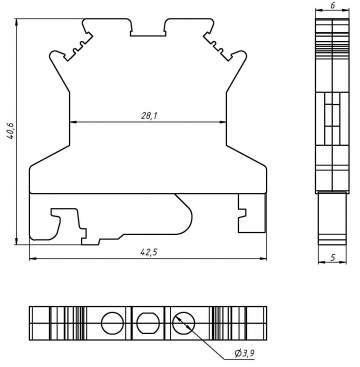 Терминальный блок заземления