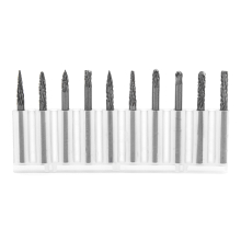 Набор Борфрез Твердосплавные 10 штук, D3 хвостовик D3 мм / Шарошки по металлу, пластику, дереву