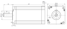 Шаговый двигатель 110HS201-8004
