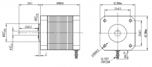 Шаговый двигатель 42HS48-2504A-001