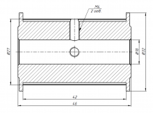 Шкив 30T-3M-40AF 10mm