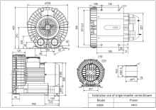 Вакуумный насос 4 кВт 40BS6